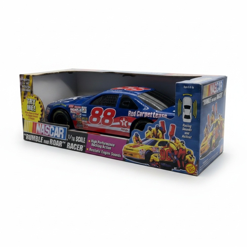 1997 Toy Biz NASCAR Rumble N Roar Dale Jarrett #88 Quality Care Ford Racer 1:18